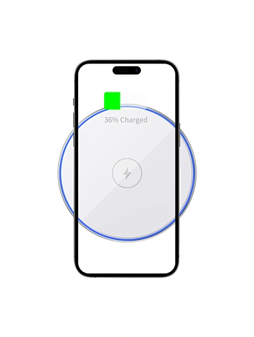 Transparent wireless charger